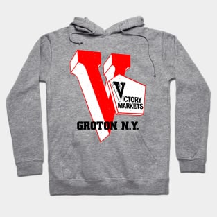 Victory Market Former Groton NY Grocery Store Logo Hoodie